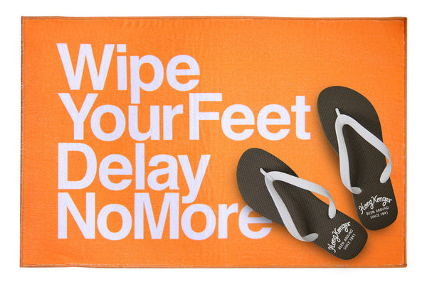 Wipe Your Feet, Delay No More bathmat