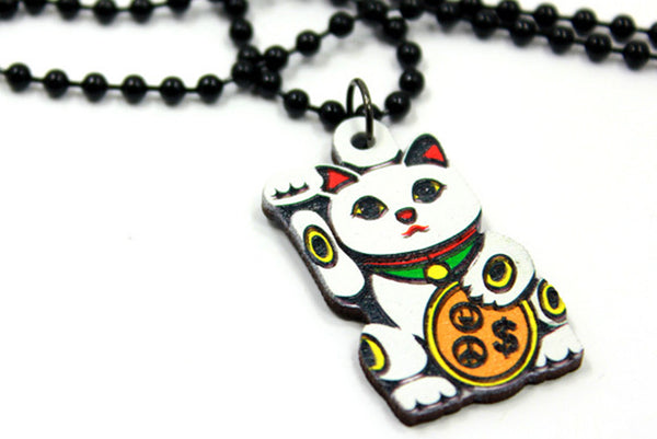 Micro Money Cat Necklace