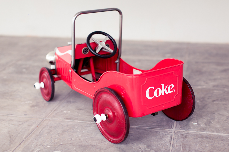 Coca-Cola Pedal Toy Car