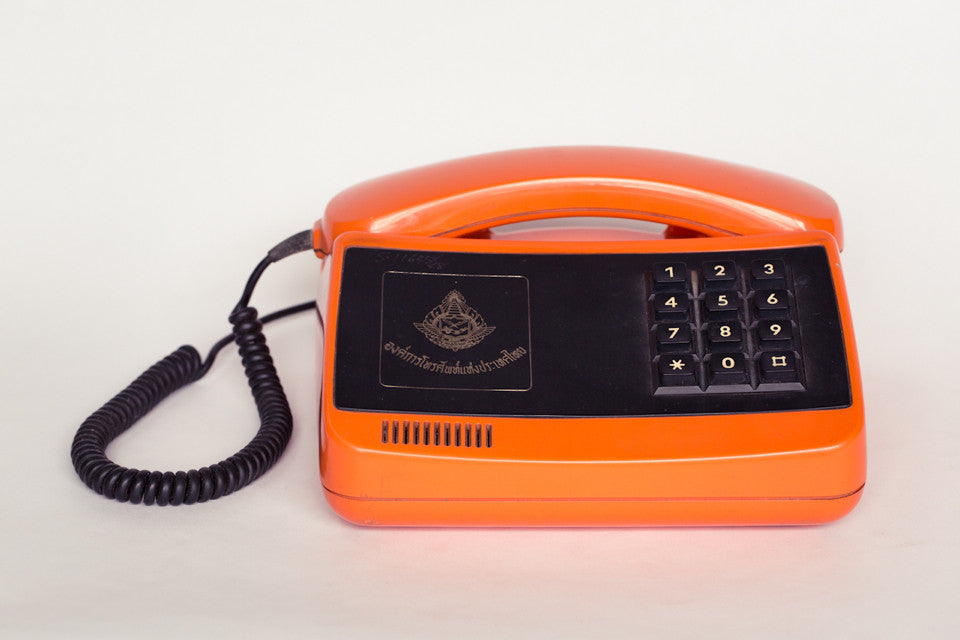 1980s retro telephone from Thailand.